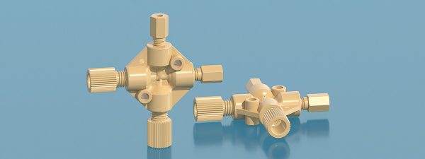 PEEK internal threaded four-way connector - Image 3