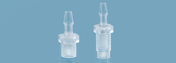 External thread straight-through joint