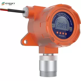Fixed Helium Gas Detector , Industrial Gas Leak Detector Sound / Light Alarm - Image 2