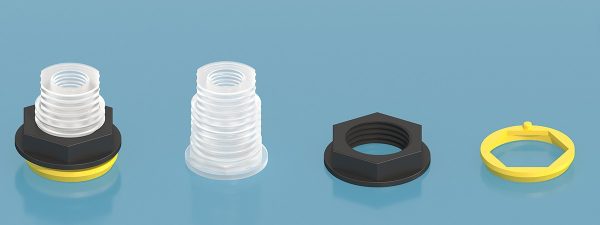 Anti-turning plate joint - three-piece set