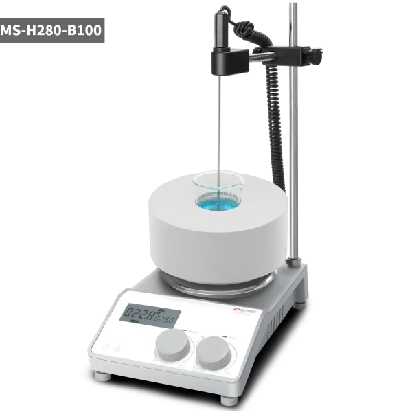 LCD Digital Magnetic Stirrer with Electric Heating Mantle - Image 2