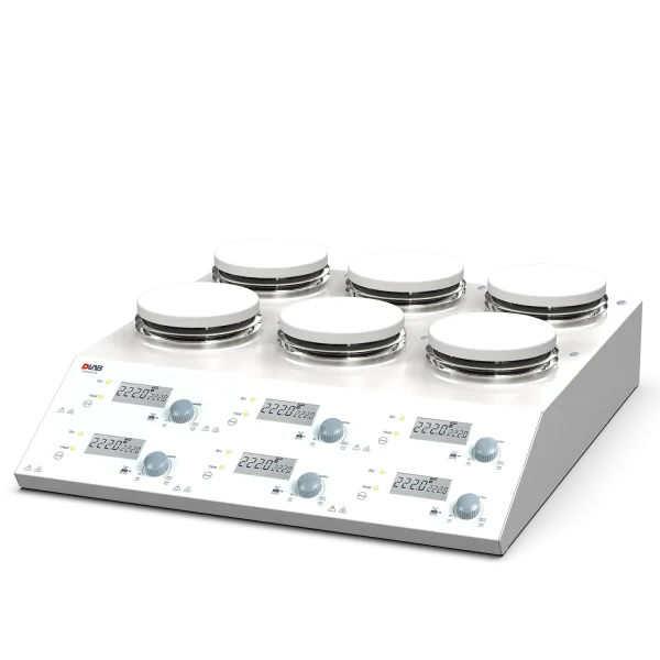 4/6 Channel LCD Digital Hotplate Magnetic Stirrer - Image 2
