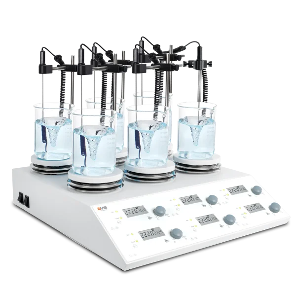4/6 Channel LCD Digital Hotplate Magnetic Stirrer - Image 3